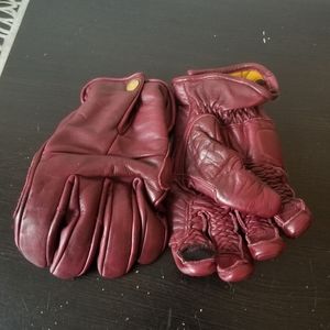 ABEL BROWN Mada Gloves OXBLOOD L